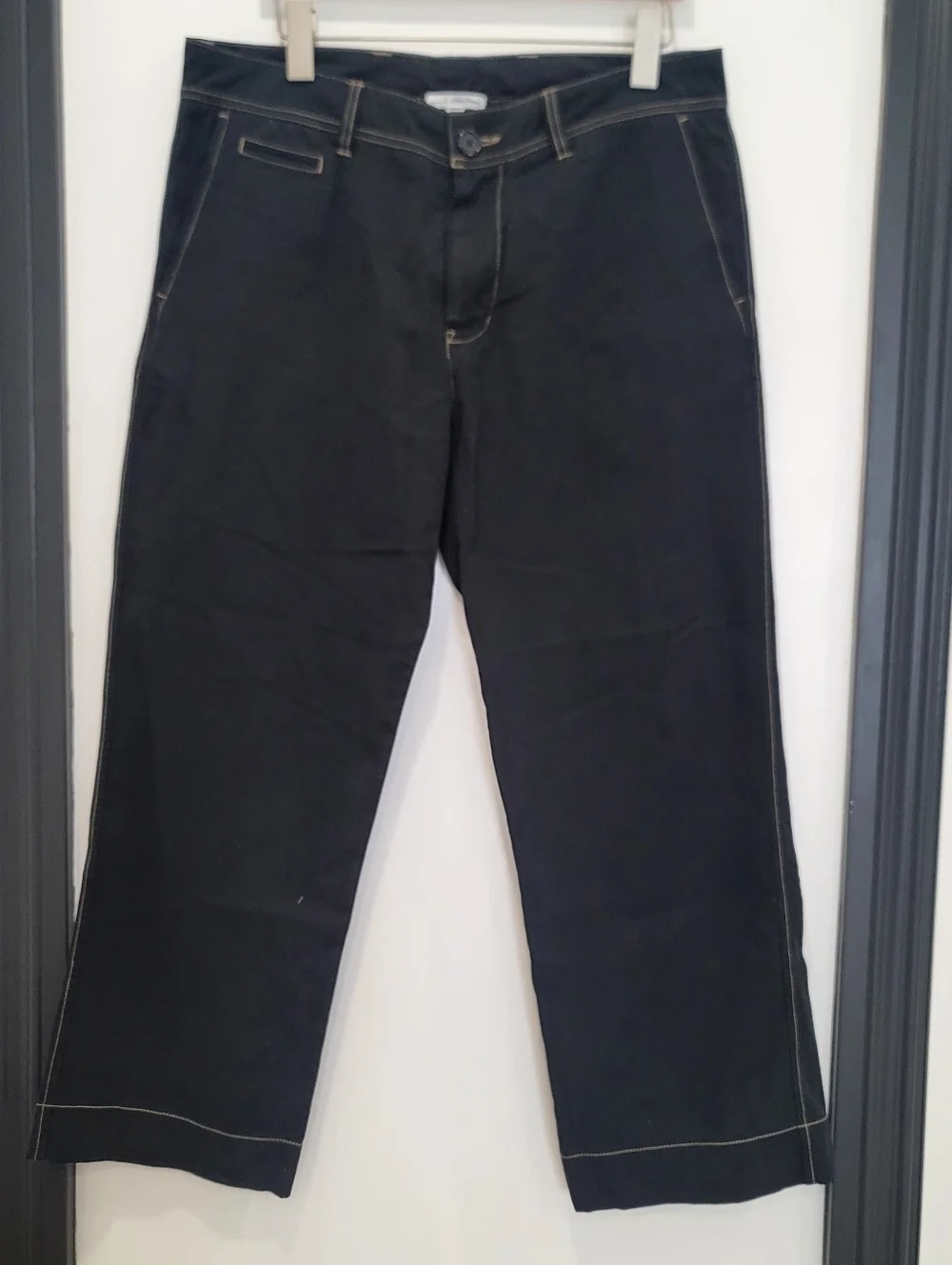 James Perse Standard Men’s  Contrast Stitch Chino Pants - Size 33 Crop - Picture 4 of 16
